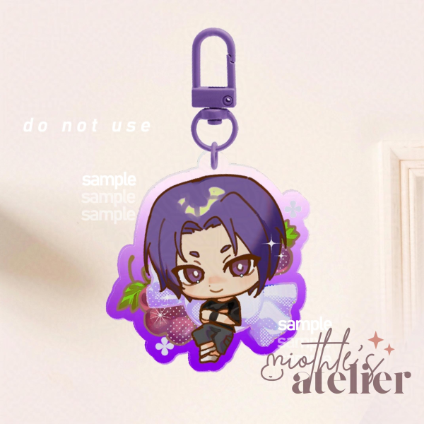 Reo Translucent Color Acrylic Keychain