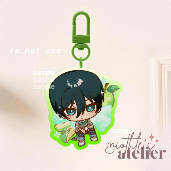 Rin Translucent Color Acrylic Keychain