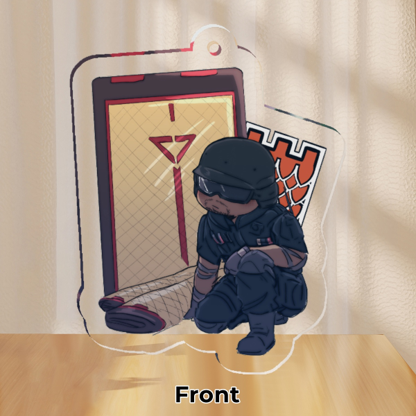 Castle/Thermite keychain