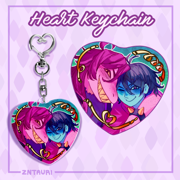 Krusie Heart Keychain