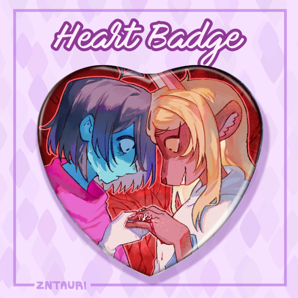 Kriselle Heart Badge