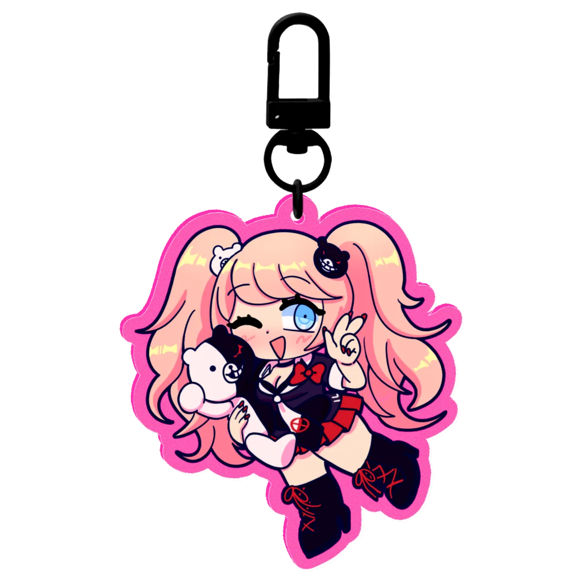 Enoshima Junko Danganronpa keychain
