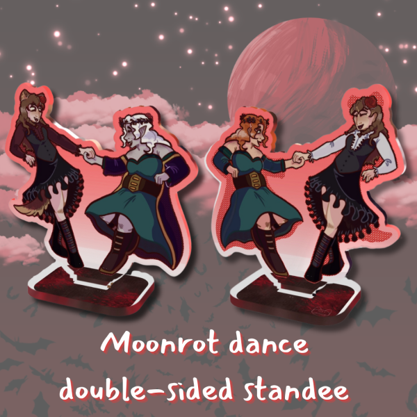 Vampires Cleo and Pearl standee