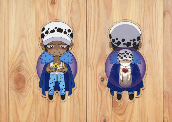Trafalgar Law epoxy keychain