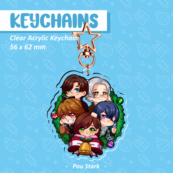 Xmas NXX Wreath Keychain