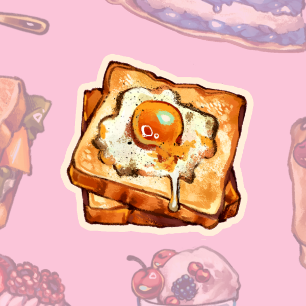 Egg Toast STICKER