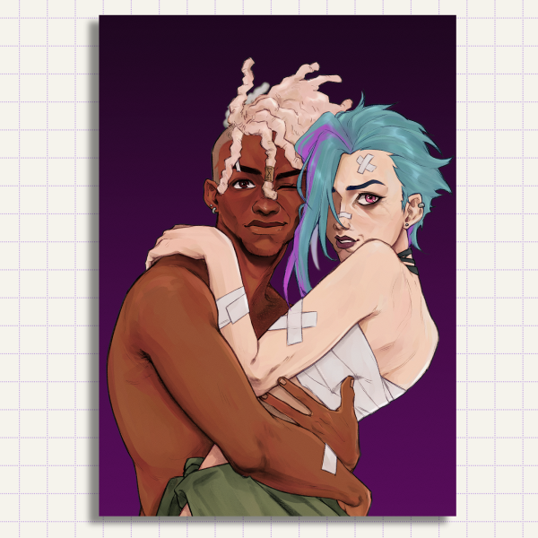 Arcane Jinx & Ekko | Art Print