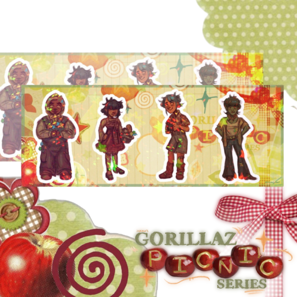 GORILLAZ PICNIC SERIES | STICKER SHEET