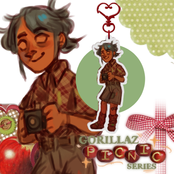 GORILLAZ PICNIC SERIES | 2D KEYCHAIN