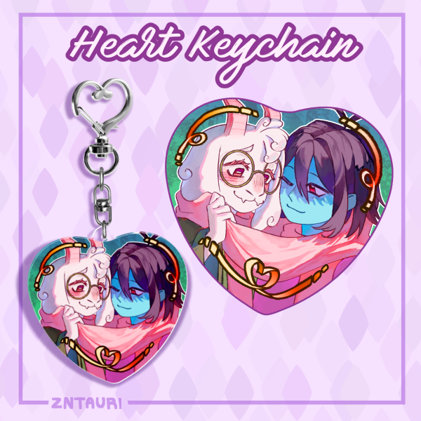 Kralsei Heart Keychain