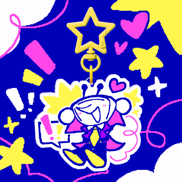 Tenna - Deltarune Keychain