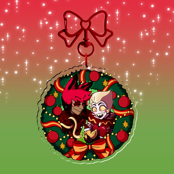 Radioapple Christmas Keychain