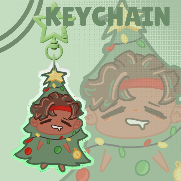BdoubleO100 Christmas Keychain