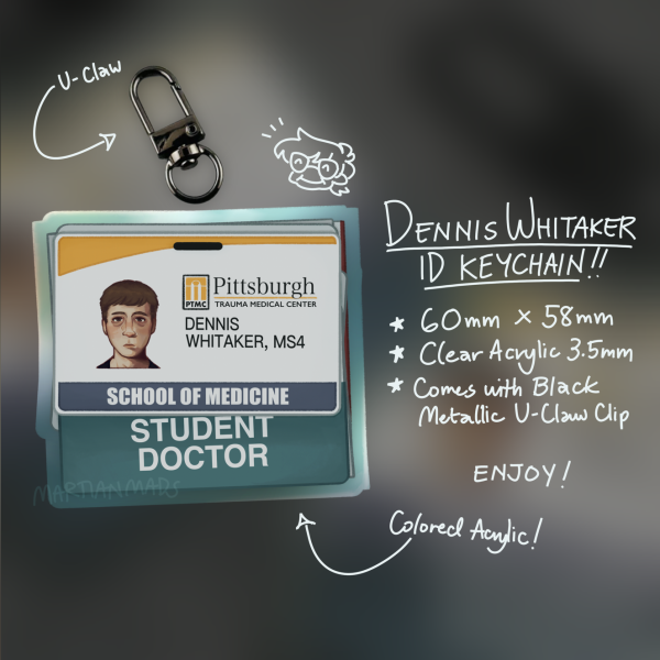Dennis Whitaker ID Keychain