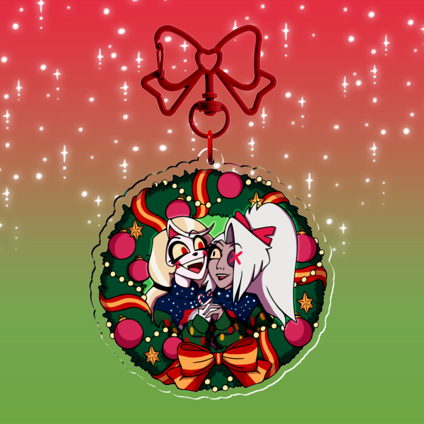 Chaggie Christmas Keychain