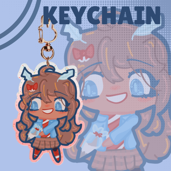 PearlescentMoon Christmas Keychain