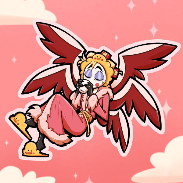 Chillax Lucifer Sticker