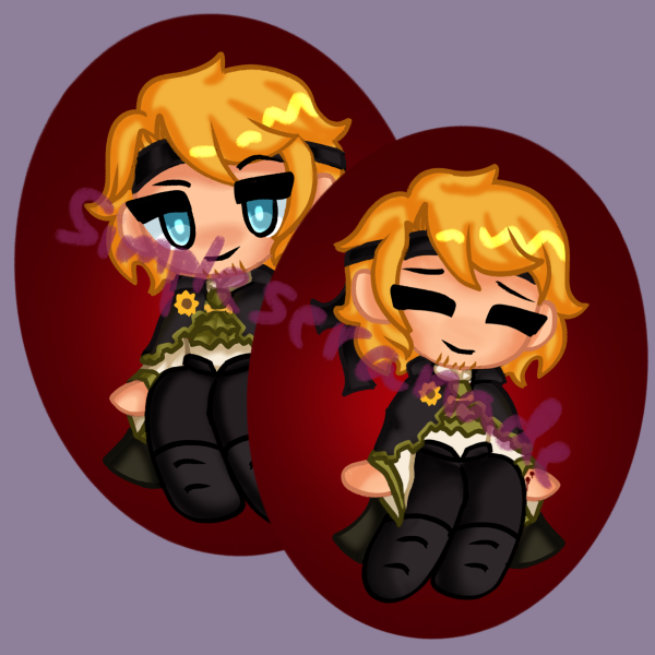 Vampires Martyn Double-Sided Keychain