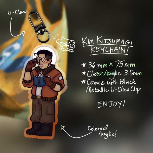 Kim Kitsuragi Keychain