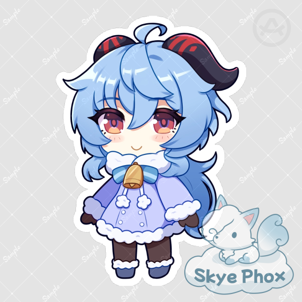 Winter Ganyu | Die Cut Sticker
