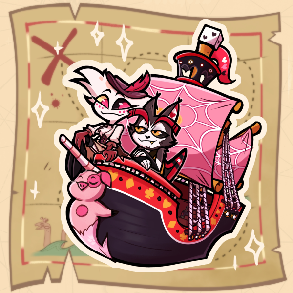 HuskerDust Ship Stickers