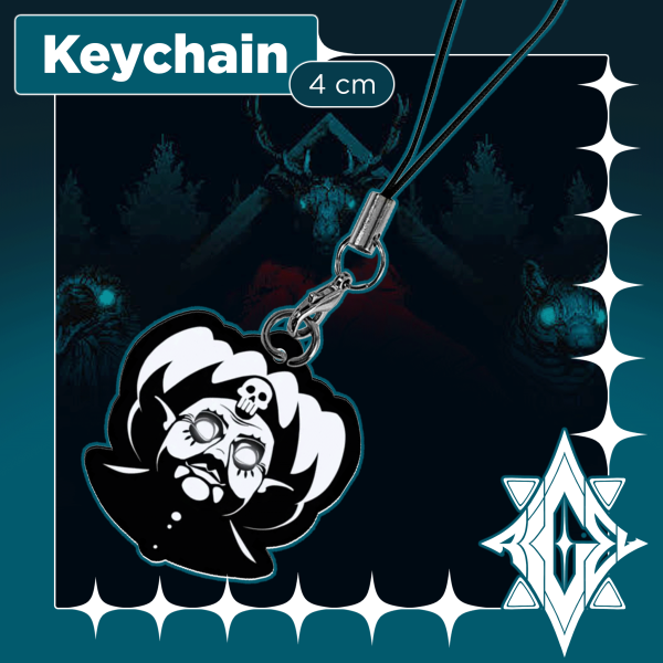 Grimora Rippled Acrylic Phone Keychain