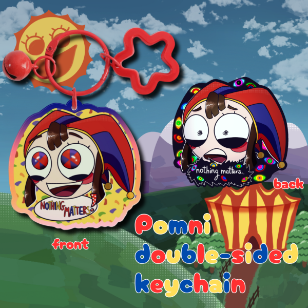 The Amazing Digital Circus Pomni keychain