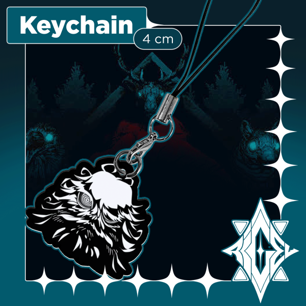 Magnificus Rippled Acrylic Phone Keychain