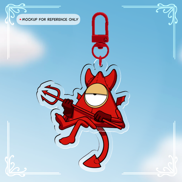 Gravity Falls Devil Bill Cipher - Tail-wagging Pendant