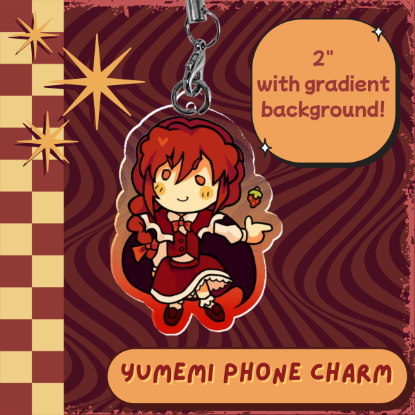 Yumemi Okazaki PC98 Phone Charm