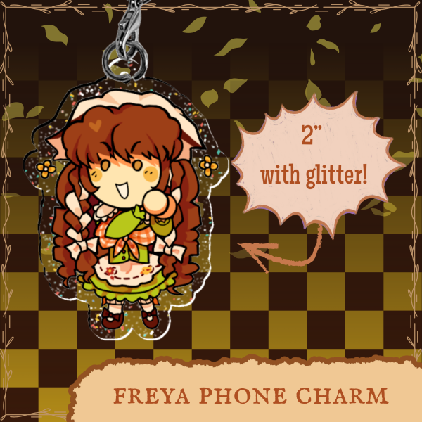 Freya Phone Charm