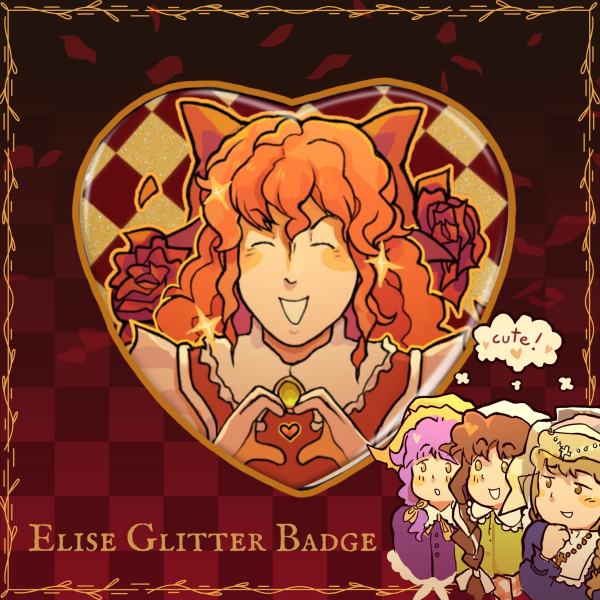 Elise Liedl Glitter Badge