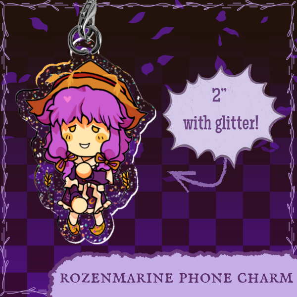 Rozenmarine Phone Charm