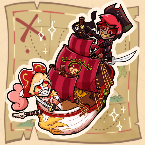 RadioApple Ship Sticker