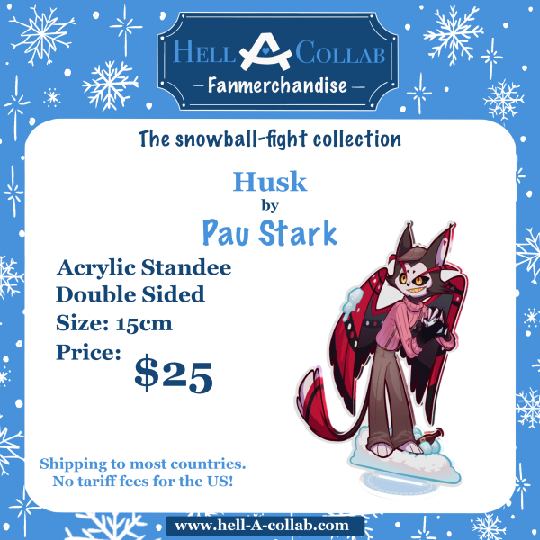 Husk - Snowball Fight Collaboration Standee
