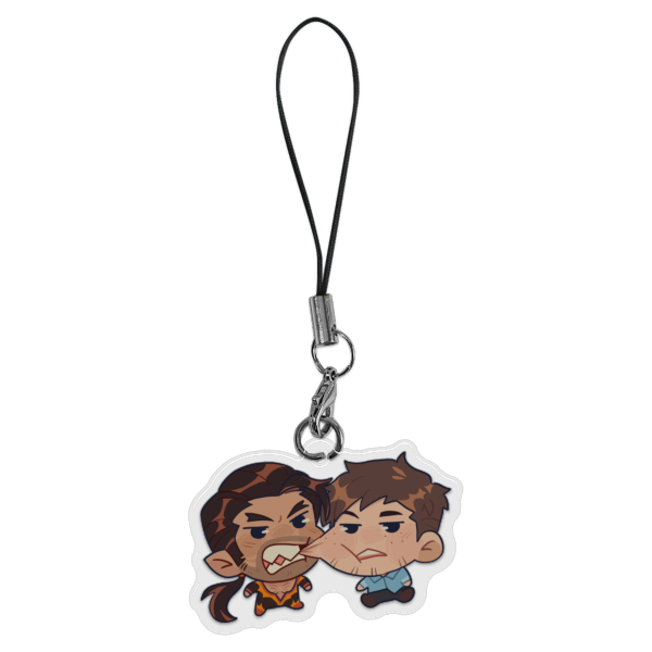 Flambert Tiny Phone Keychain