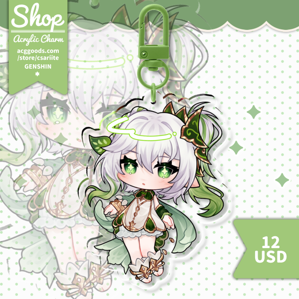 Nahida ⟡ Genshin Acrylic Keychain