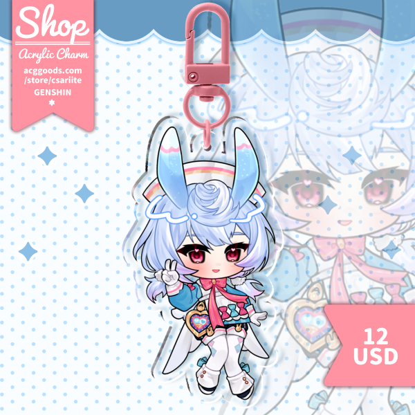 Sigewinne ⟡ Genshin Acrylic Keychain