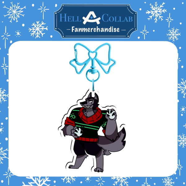 Snowball Fight Collaboration - Vortex - Acrylic Keychain