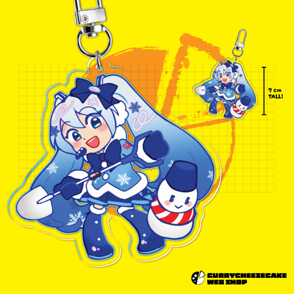 2012 Snow Miku Acrylic Keychains