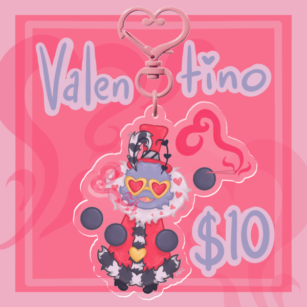 Valentino Chibi Keychain