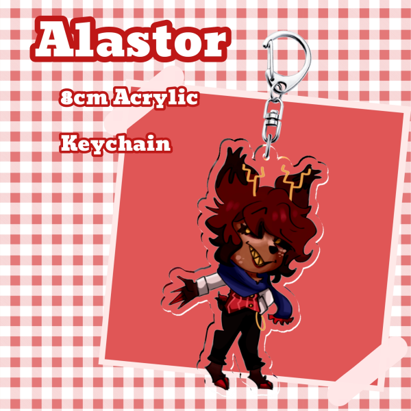 Alastor | Clear Acrylic Keychain