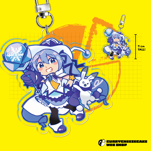 2014 Snow Miku Acrylic Keychains