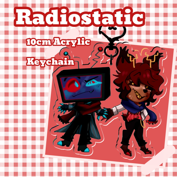 Radiostatic | Clear Acrylic Keychain