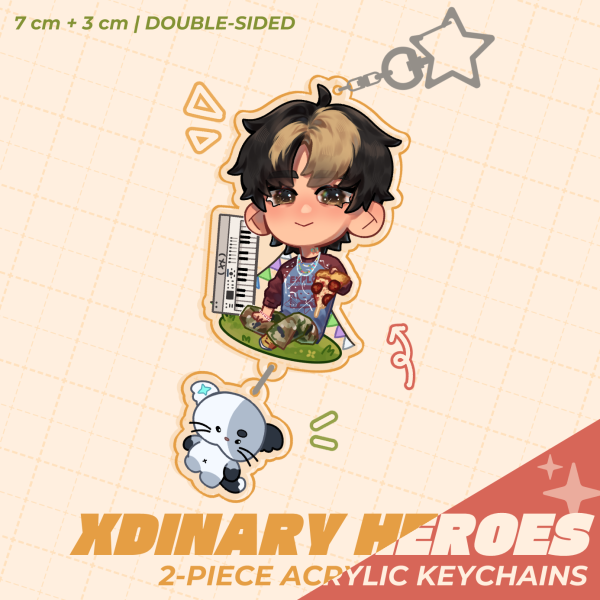 JUNGSU Keychain | Xdinary Heroes