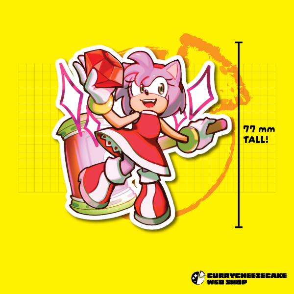 Amy Rose Die-Cut Sticker