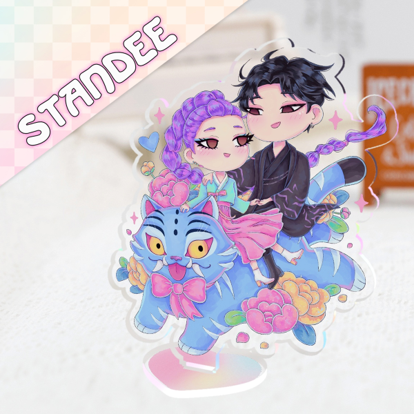 Rujinu & Derpy KPDH art - Clear Acrylic Standees