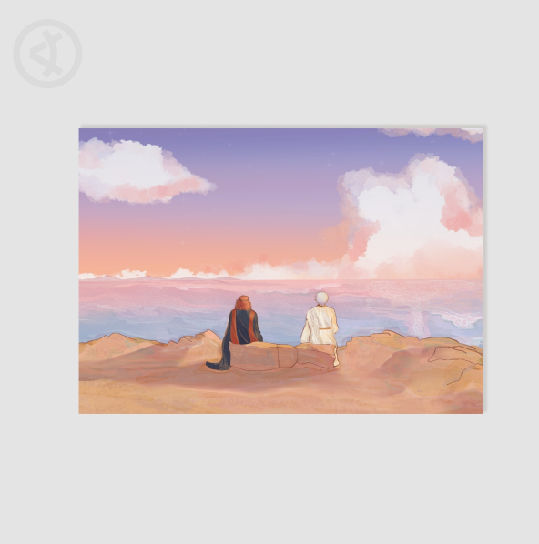 Good Omens A4 poster