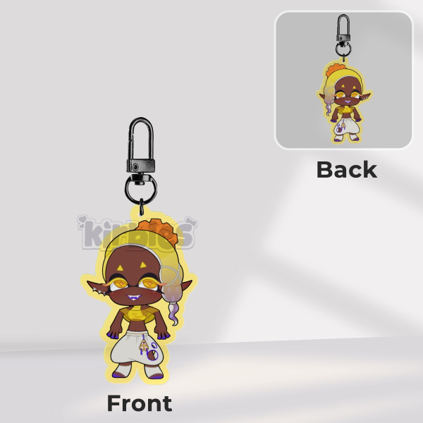 Deep Cut Frye Coloured Acrylic Keychain 