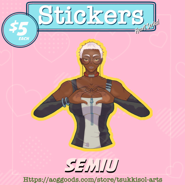 Gachiakuta Semiu Colored Edge Die Cut Stickers